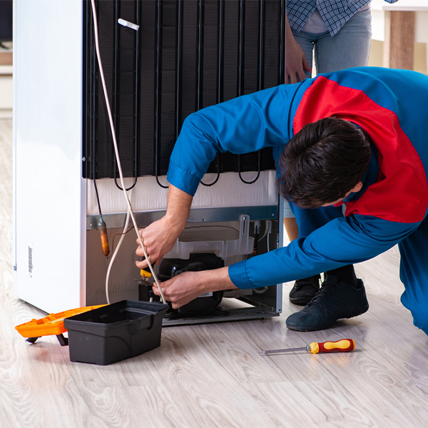 how much do you charge for refrigerator repair services in Dell Arkansas